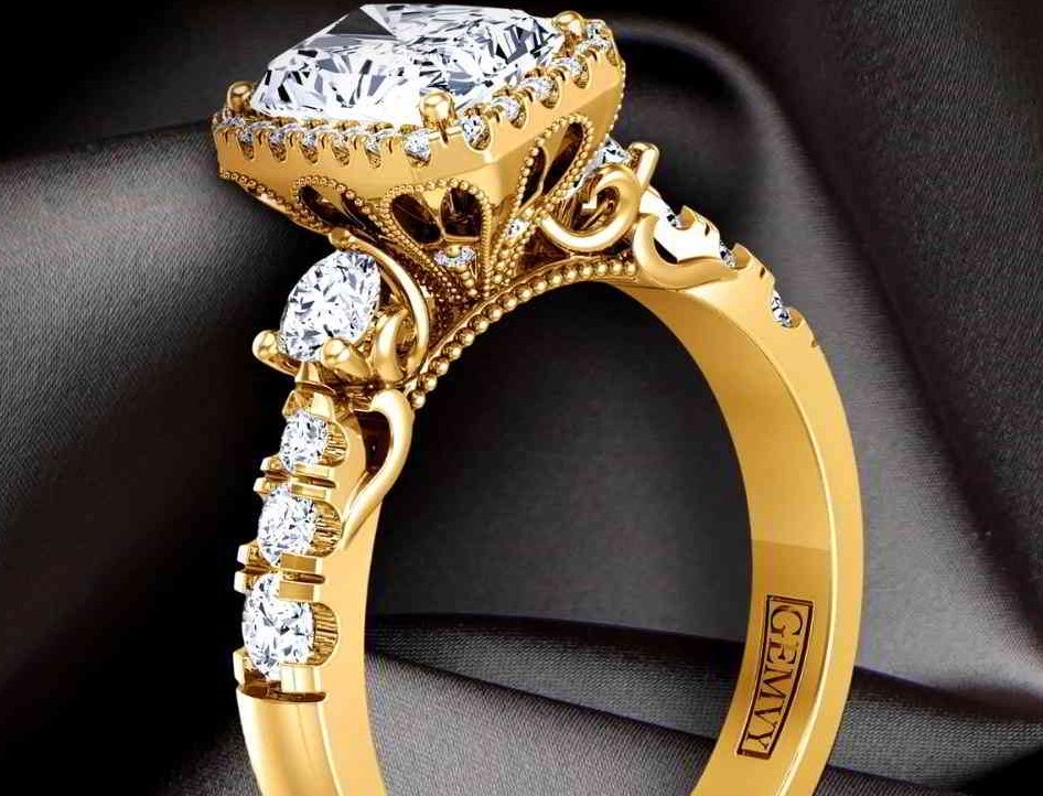 Manufacturer of 916 gold women's designer plain ring lpr236 | Jewelxy -  167114