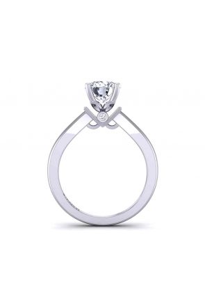 Engagement Rings Artisan solitaire 3-stone engagement 2.9mm ring 1200SOL-D 