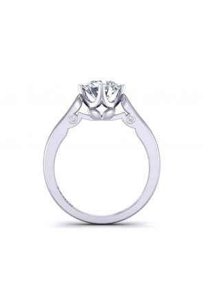 Solitaire One-of-a-kind solitaire custom  2.3mm ring 1437SOL-A 