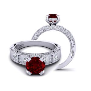  Bold princess channel-set designer ruby engagement ring RBY-WIST-1510S-CS 