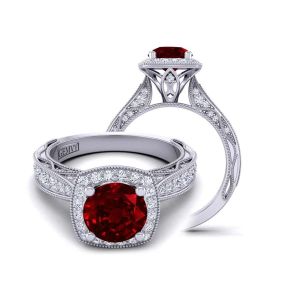  Unique Modern ruby engagement ring setting RBY-WIST-1529-HJ 