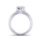 Minimalist solitaire modern engagement 2.8mm ring 1070SOL-A