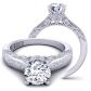 Princess cut channel set engagement ring HEIR-1140S-JS 