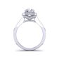 Intricate art deco inspired vintage diamond engagement ring HEIR-1345-HF