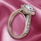 Designer Unique modern engagement custom diamond ring. HEIR-1476-J