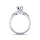 Petite modern design diamond engagement anniversary ring PR-1470-E