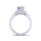 Modern minimalist diamond solitaire engagement ring PR-1470CS-E