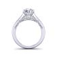 Elegant exquisite patterned pavé set diamond ring PRT-1470-TF