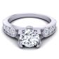  Modern Swan inspired Minimalist diamond engagement ring  SW-1070-C 