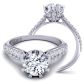  Luxury curvy micro-pavé   cathedral style eight-prong 2.8mm setting SW-1450-E 