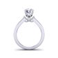 3.6mm round channel-set modern diamond engagement ring setting TLP-1200S-GS