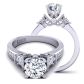  Modern Three-stone designer diamond engagement ringTLP3-1200-A3 