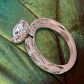 Artistic pavé and bezel designer diamond engagement ring WIST-1510S-LS