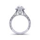 Half-band tapered designer diamond engagement ring setting WIST-1529-HH 