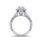 Luxury bold vintage style channel set diamond ring WIST-1529-HL