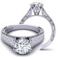 Beautiful and unique custom diamond engagement ring. WIST-1529-SJ 