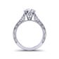 Beautiful and unique custom diamond engagement ring. WIST-1529-SJ