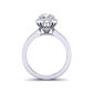 Petite round channel set diamond halo engagement ring WIST-1538-Q 