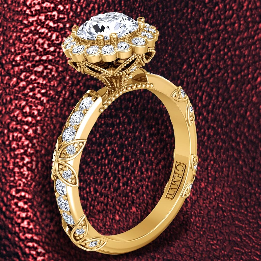 Floral Diamond Ring – Linneys Jewellery