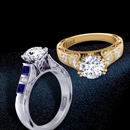 Wide Band Engagement Rings Steal the Spotlight
